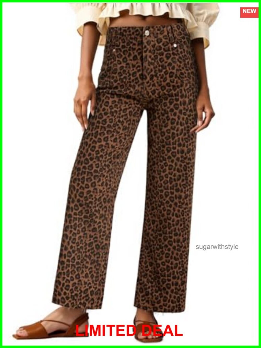 High Waisted Cropped Straight Leg Raw Hem Stretch Denim Jeans